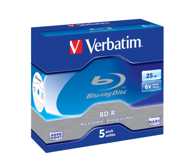 Verbatim 25GB 6x BluRay BOX 5szt. Scratchguard Plus - 57597 - zdjęcie 2
